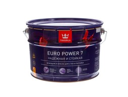 Краска Tikkurila Euro Power-7 цвет белый 9 л база А